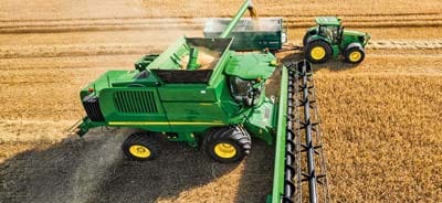 Система синхронизации машины John Deere