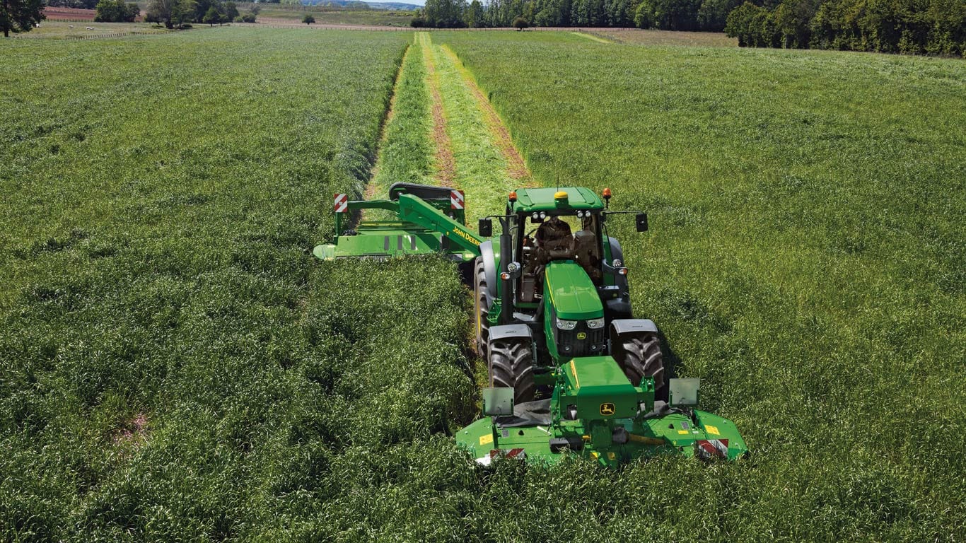 Фронтальна зчіпка та передній комплект PTO John Deere